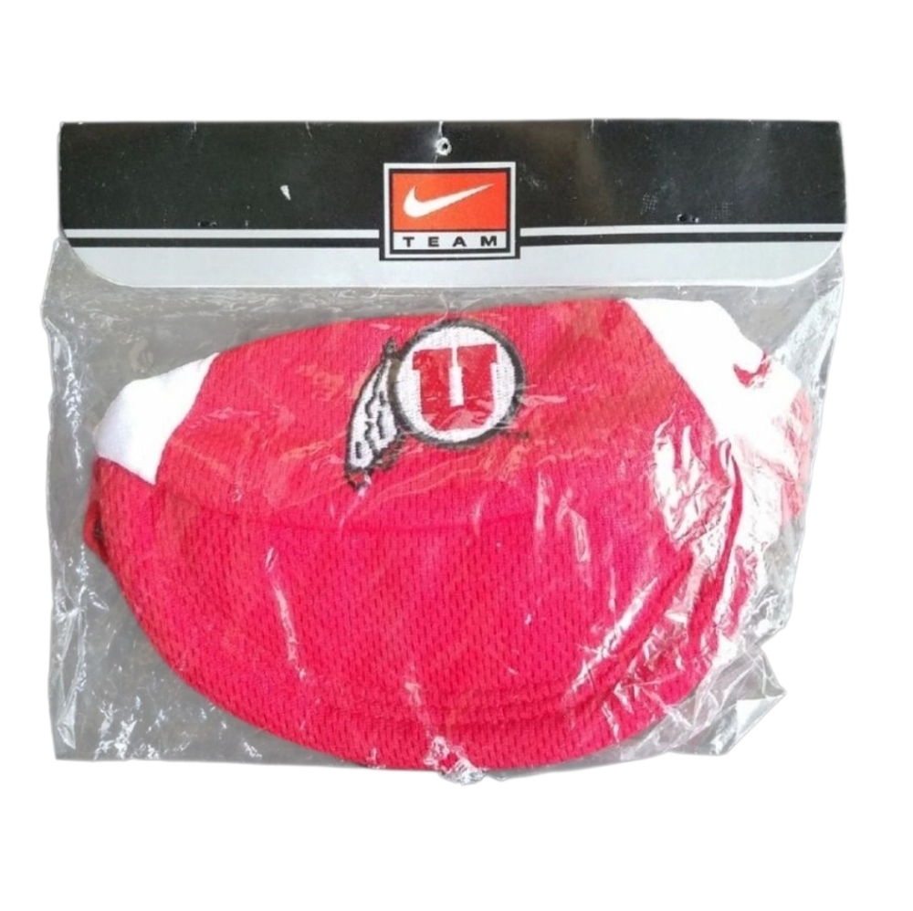 NIP Nike Utah Utes NCAA Red and White toddler baseball cap (24M)